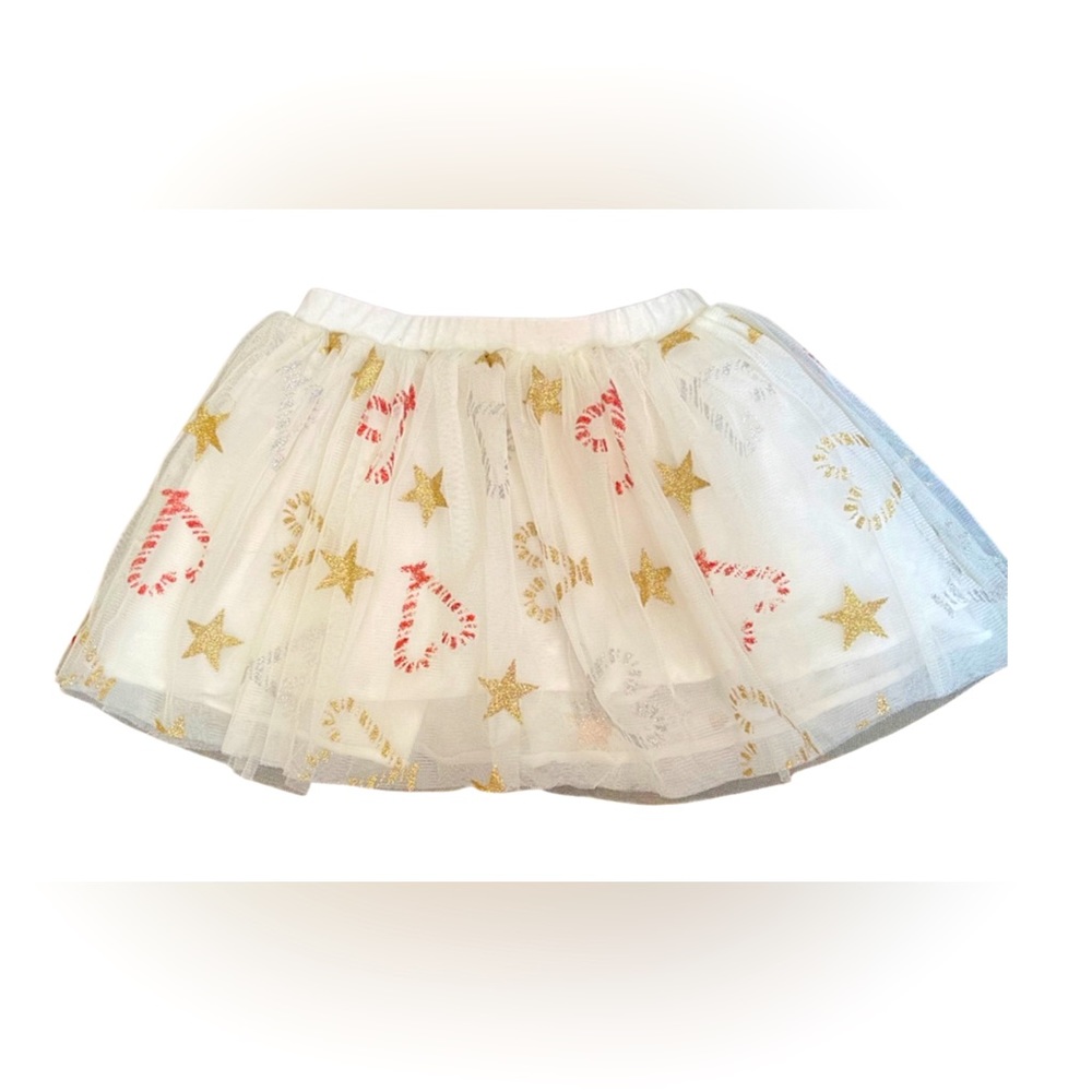 Epic Threads Two in one Tulle TuTu white girl skirt
